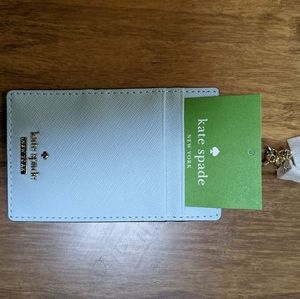 Kate spade card holder with lanyard